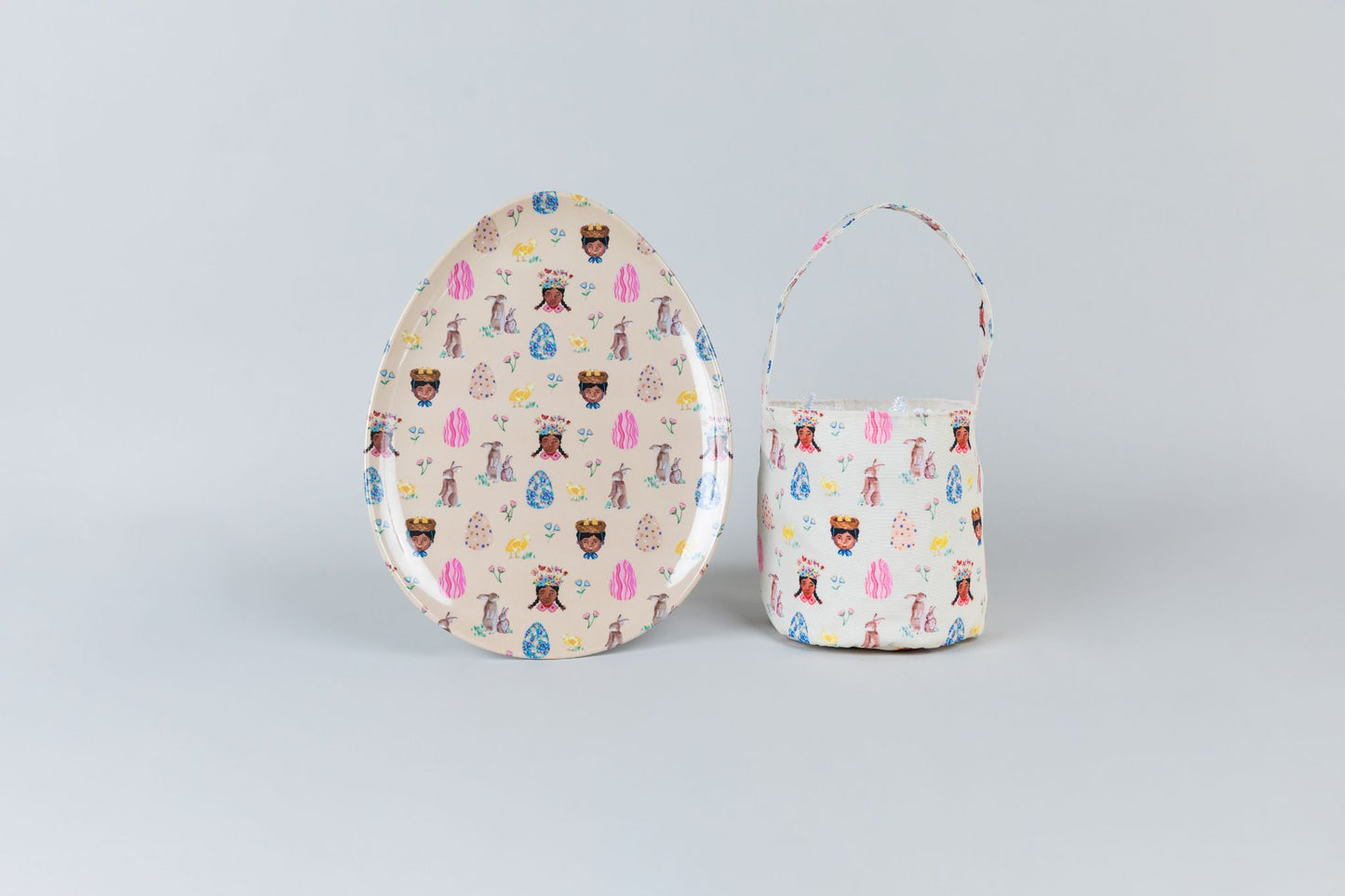 Easter Egg Platter- Spring Children