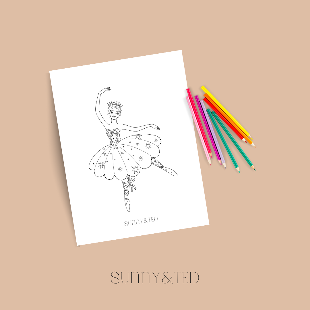 SUNNY&TED COLORING PAGES